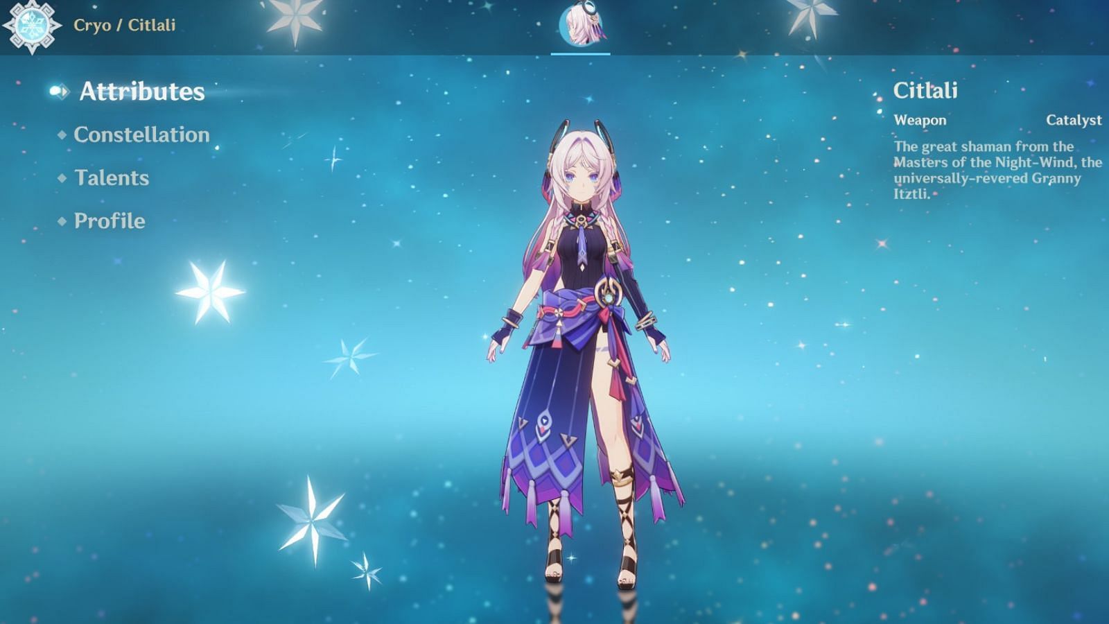 Screenshot of Citlali (Image via HoYoverse)